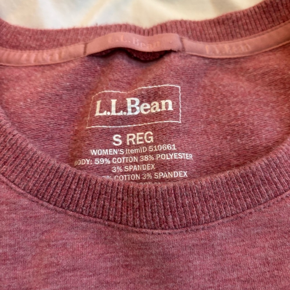 L.L. Bean Women's Burgundy Pullover